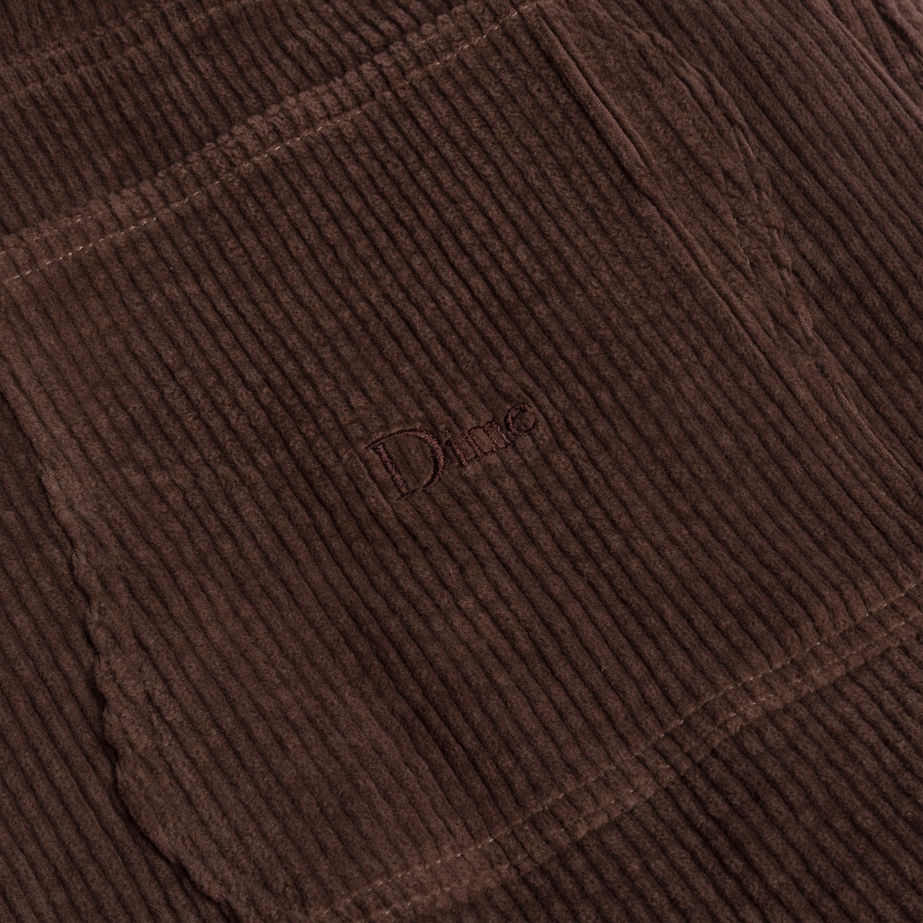 Pantalon ample classique en velours côtelé - Marron