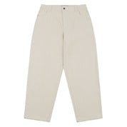 Pantalon ample classique en velours côtelé - Crème