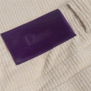 Pantalon ample classique en velours côtelé - Crème