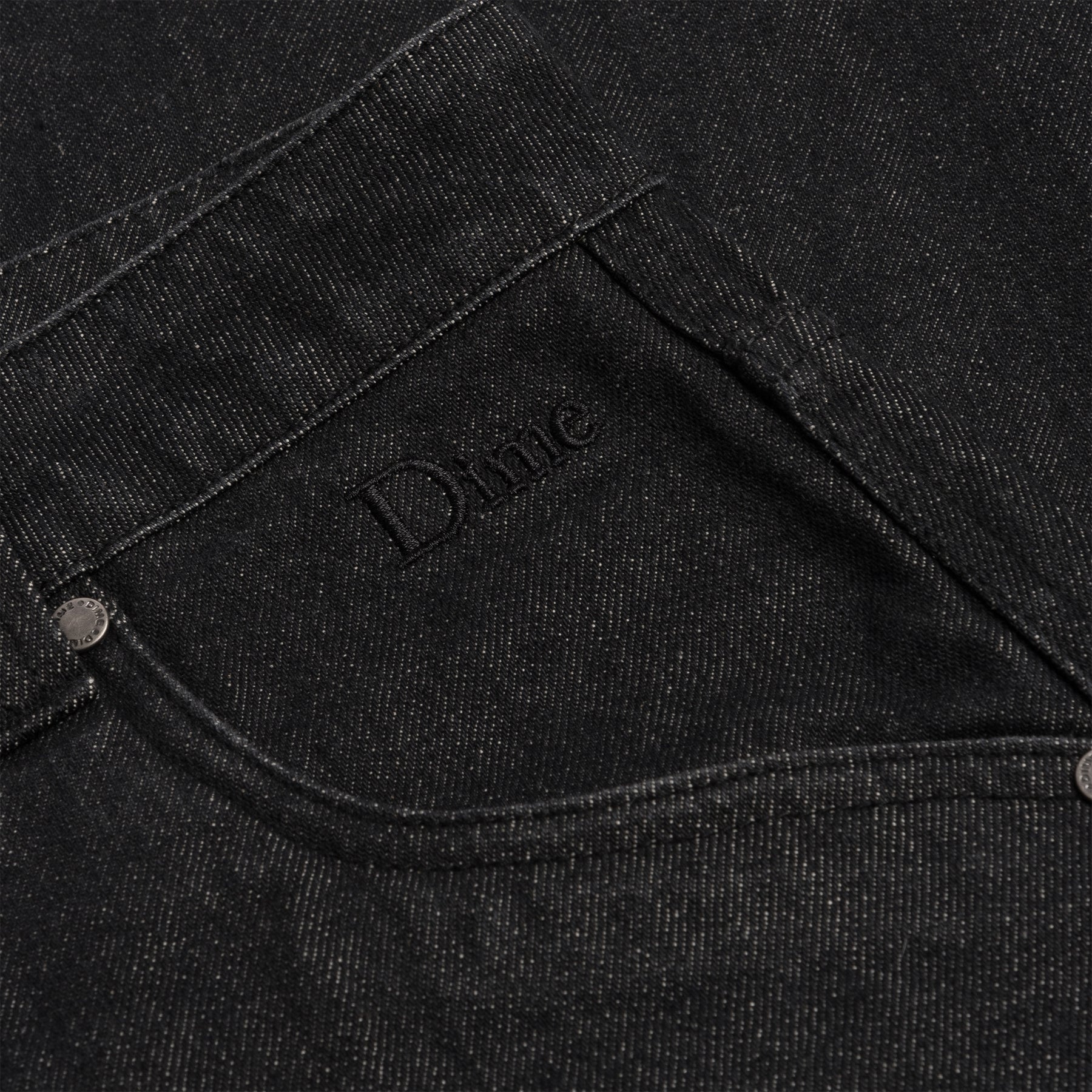 Classic Baggy Denim Pants - Black Washed (Fall 2023)