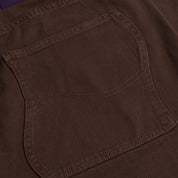 Classic Baggy Denim Pants - Brown