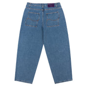 Pantalon en denim baggy classique - Délavé indigo