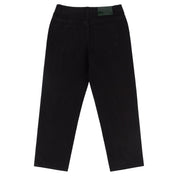 Classic Relaxed Denim Pants - Black