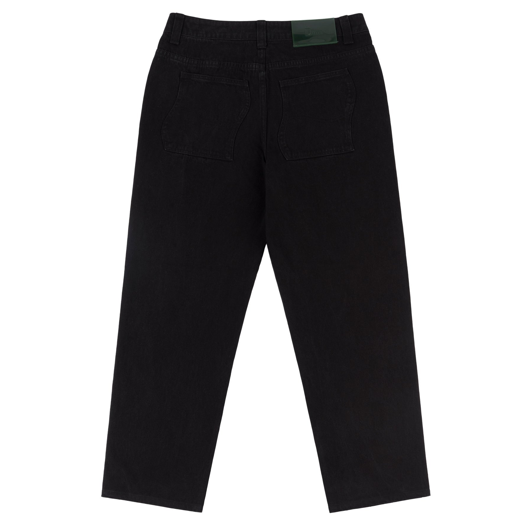 Classic Relaxed Denim Pants - Black