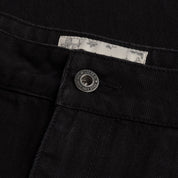 Classic Relaxed Denim Pants - Black