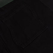 Classic Relaxed Denim Pants - Black