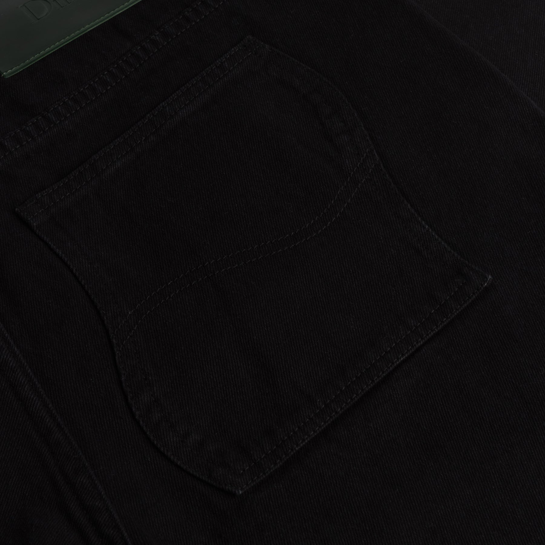 Classic Relaxed Denim Pants - Black