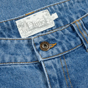 Classic Baggy Denim Pants - Indigo Washed