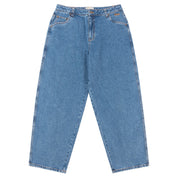 Classic Baggy Denim Pants - Indigo Washed