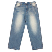 Classic Relaxed Denim Pants - Sandblasted Indigo