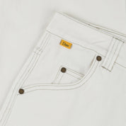 Baggy Denim Pants - Off White