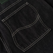 Classic Relaxed Denim Pants - Black Washed