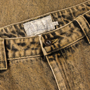 Classic Baggy Denim Pants - Overdyed Gold