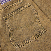 Classic Baggy Denim Pants - Overdyed Gold