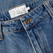 Classic Baggy Denim Pants - Sandblasted Indigo