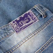 Classic Baggy Denim Pants - Sandblasted Indigo