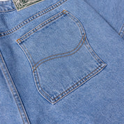 Classic Relaxed Denim Pants - Blue Washed