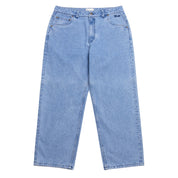 Classic Relaxed Denim Pants - Blue Washed