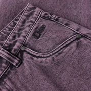 Classic Relaxed Denim Pants - Overdyed Plum