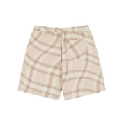 Plaid Shorts - Cream