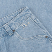 Classic Baggy Denim Pants - Vintage Blue
