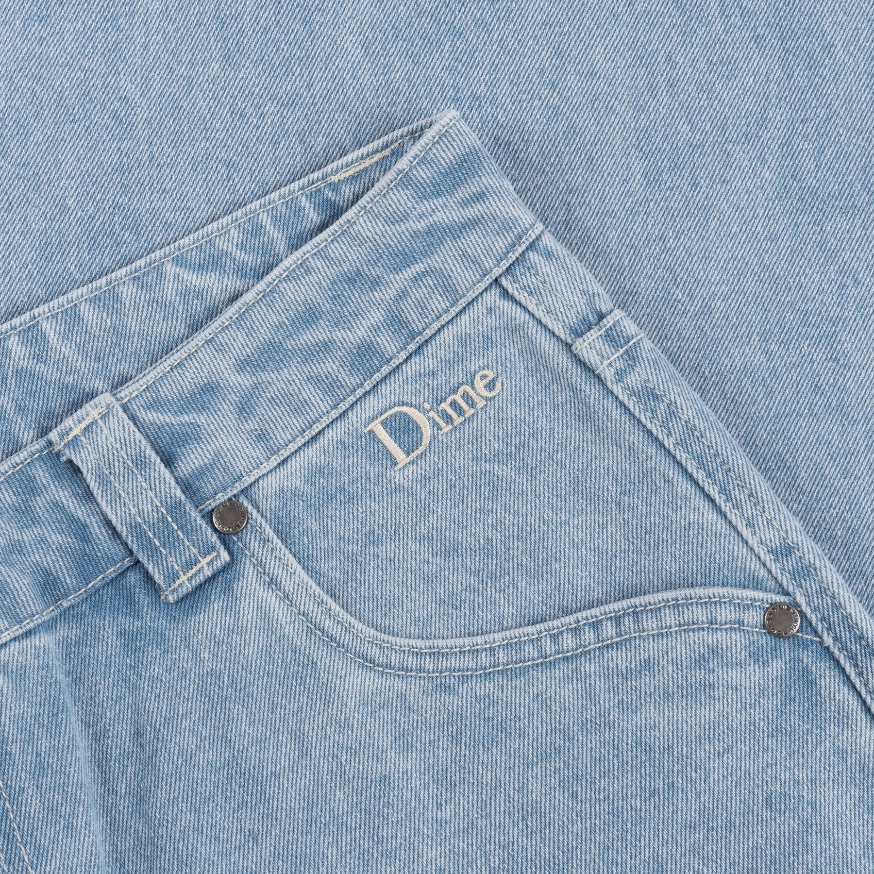 Classic Baggy Denim Pants - Vintage Blue