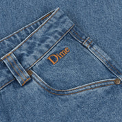 Classic Relaxed Denim Pants - Indigo Washed