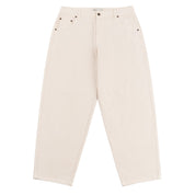 Pantalon en jean baggy classique - Blanc chaud