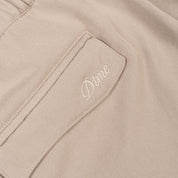 Pleated Twill Shorts - Tan