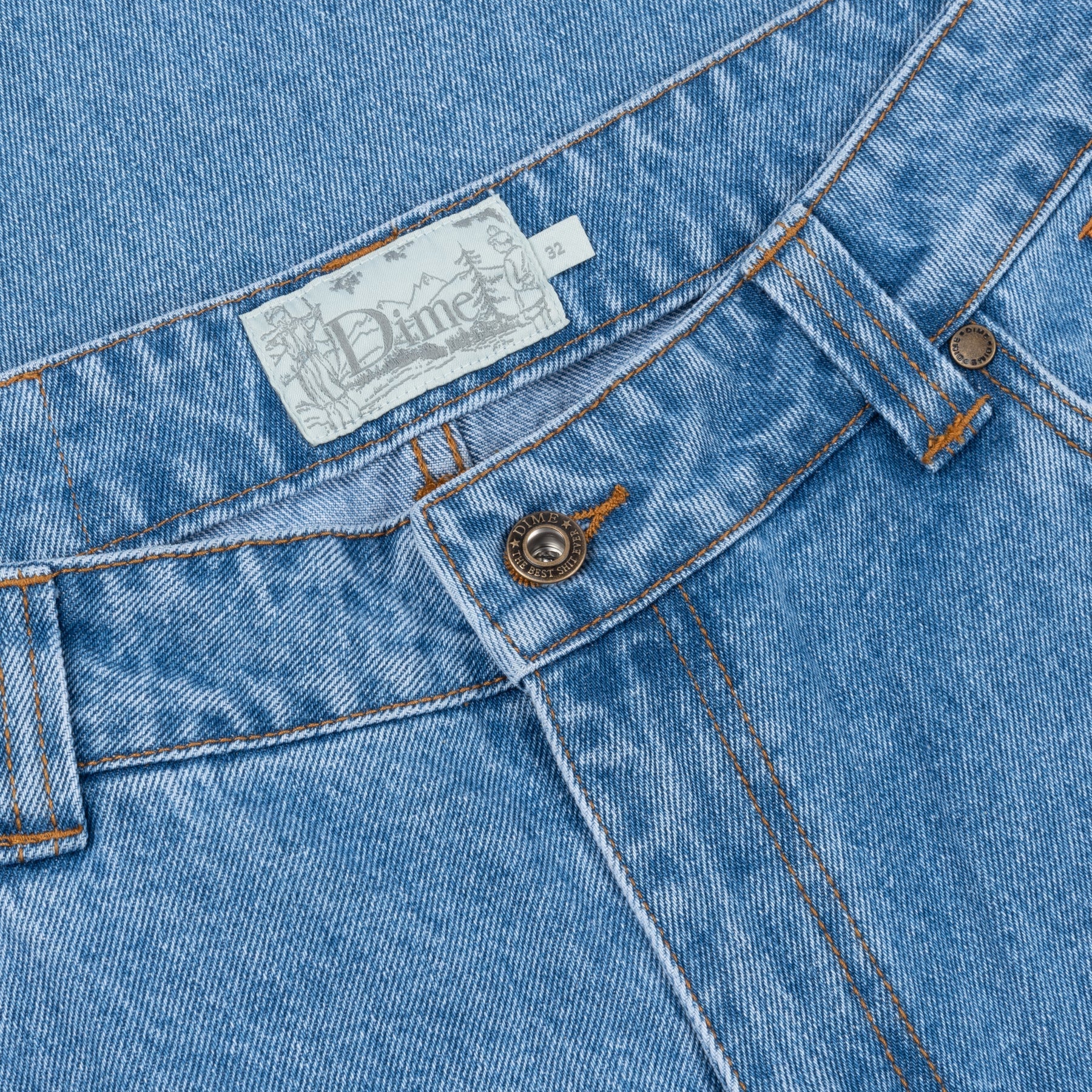 Classic Relaxed Denim Pants - Blue Washed (Spring 24)