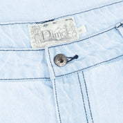 Classic Relaxed Denim Pants - Faded Blue