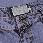 Classic Relaxed Denim Pants - Stone Purple