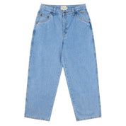 Classic Baggy Denim Pants - Blue Washed