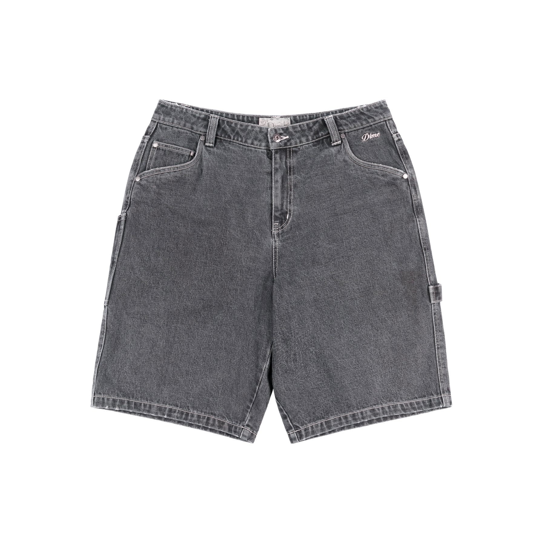 Classic Denim Shorts - Faded Black