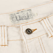 Classic Denim Shorts - Warm White