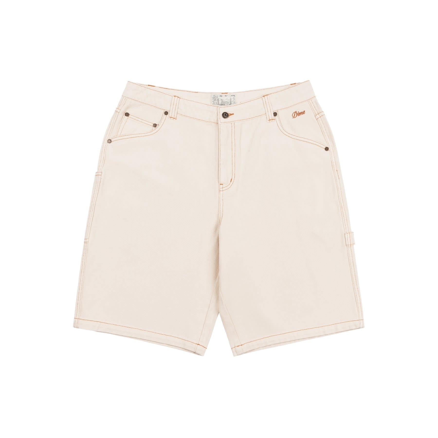 Short en jean classique - Blanc chaud