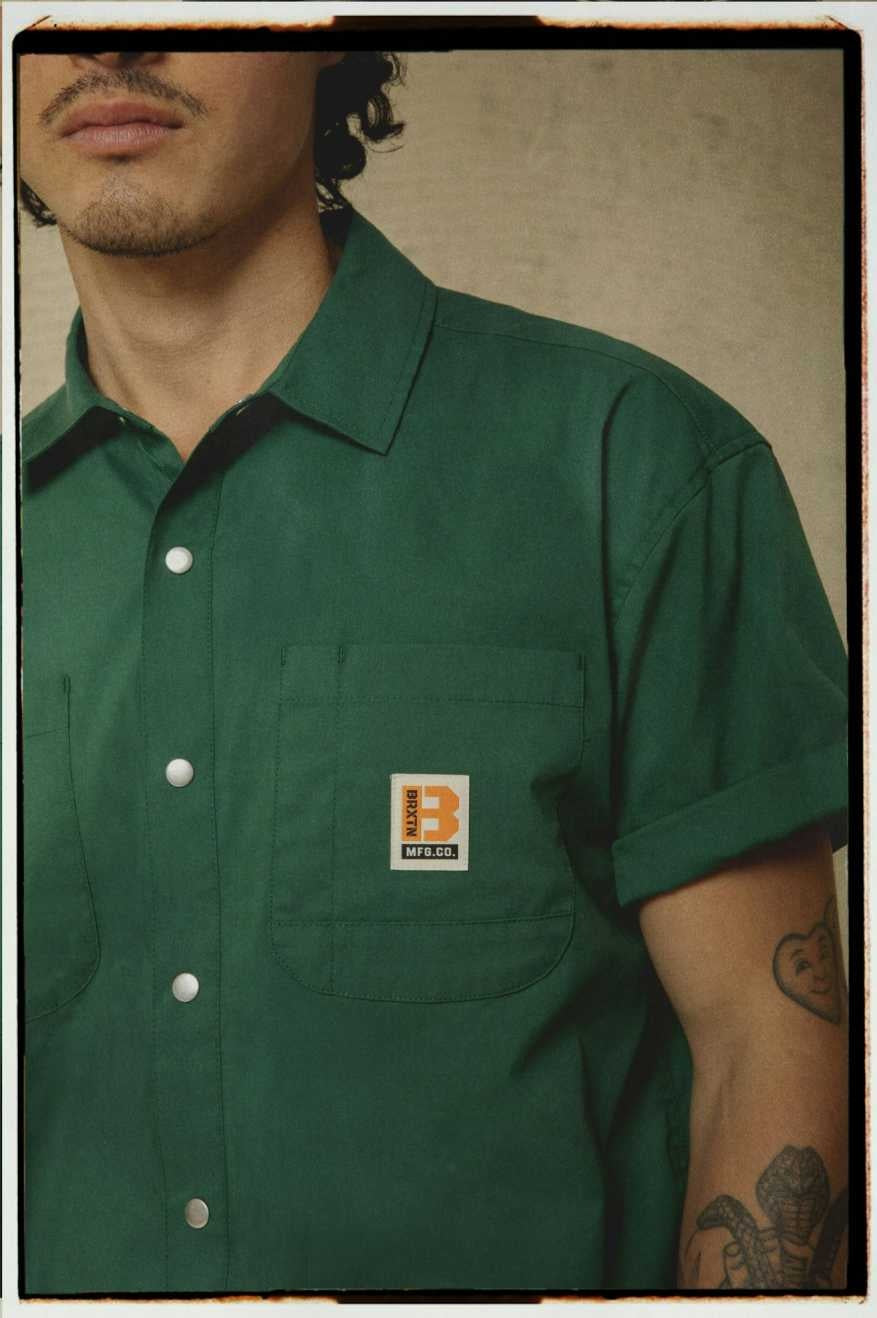 Builders Mechanic S/S Shirt - Trekking Green