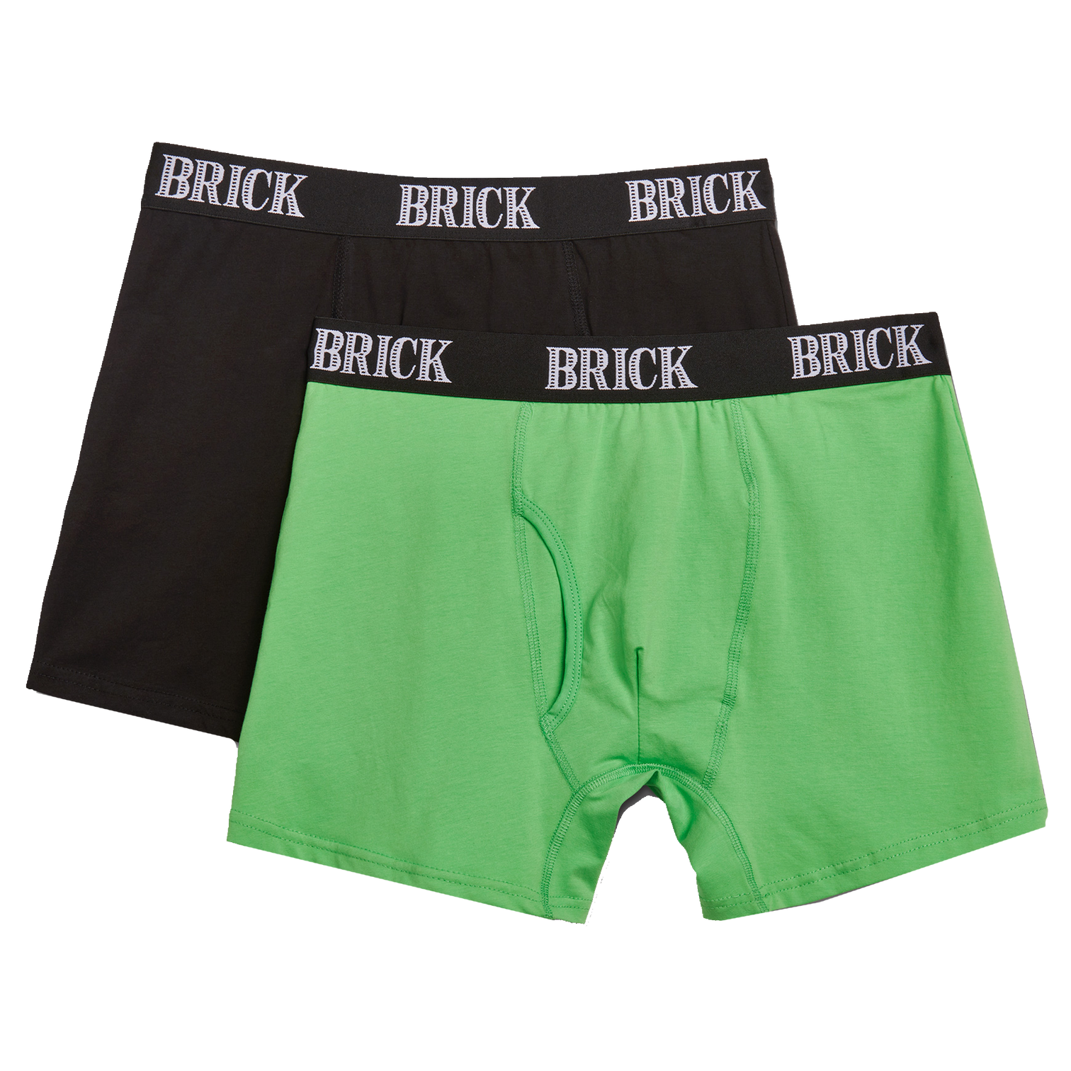 Boxer Solid Pack - Noir/Vert