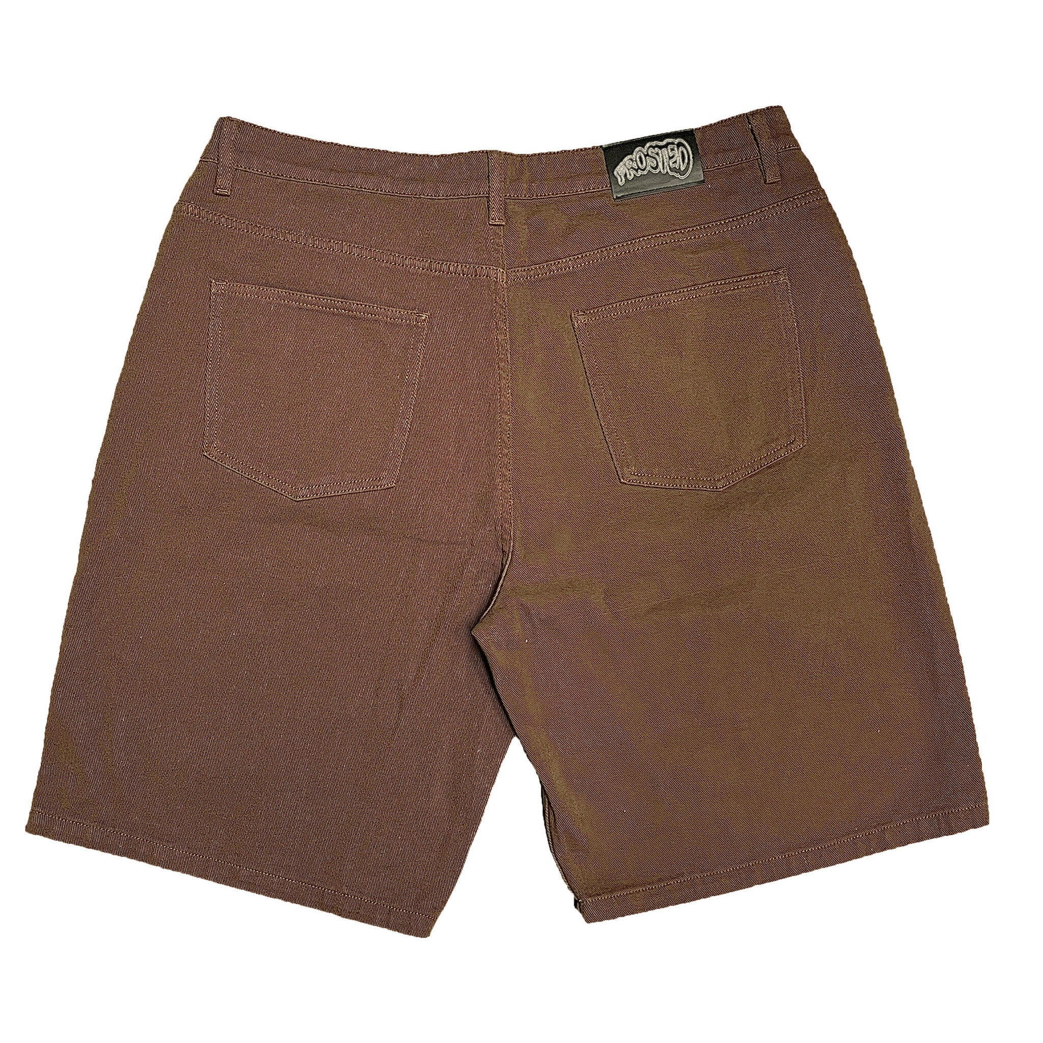 Wavy Jeans Shorts - Maple Syrup