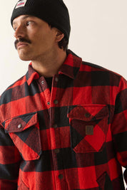 Veste Doublée Durham - Carreaux Buffalo Rouge/Noir