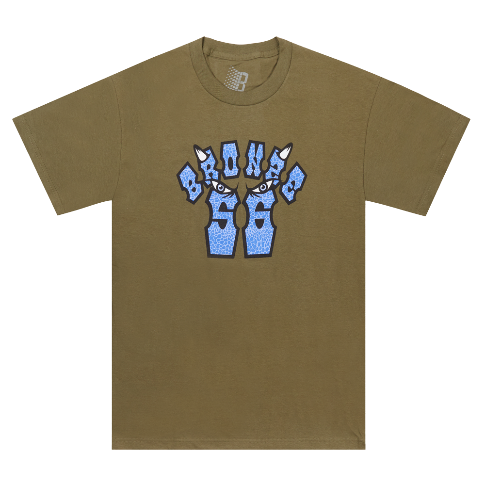 Bulleyes Tee - Military Green