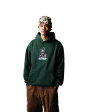 Floral Beanie - Brown