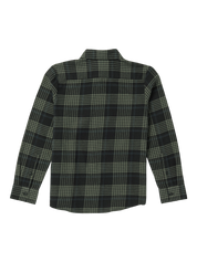 Big Boys Caden Plaid Flannel - Black