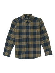 Big Boys Caden Plaid Flannel - Navy