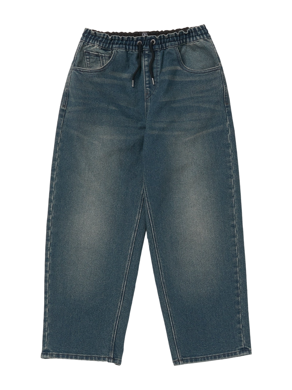 Kids Freazy Loose Elastic Waist Jeans - Biarritz Blue