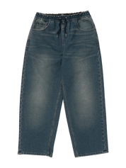 Kids Freazy Loose Elastic Waist Jeans - Biarritz Blue