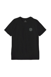 Crest II S/S Standard Tee - Black/Off White/Jade