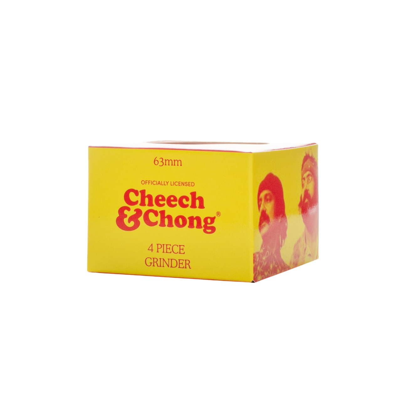 Cheech & Chong® Glass Dave's Not Here, Man Grinder - Black