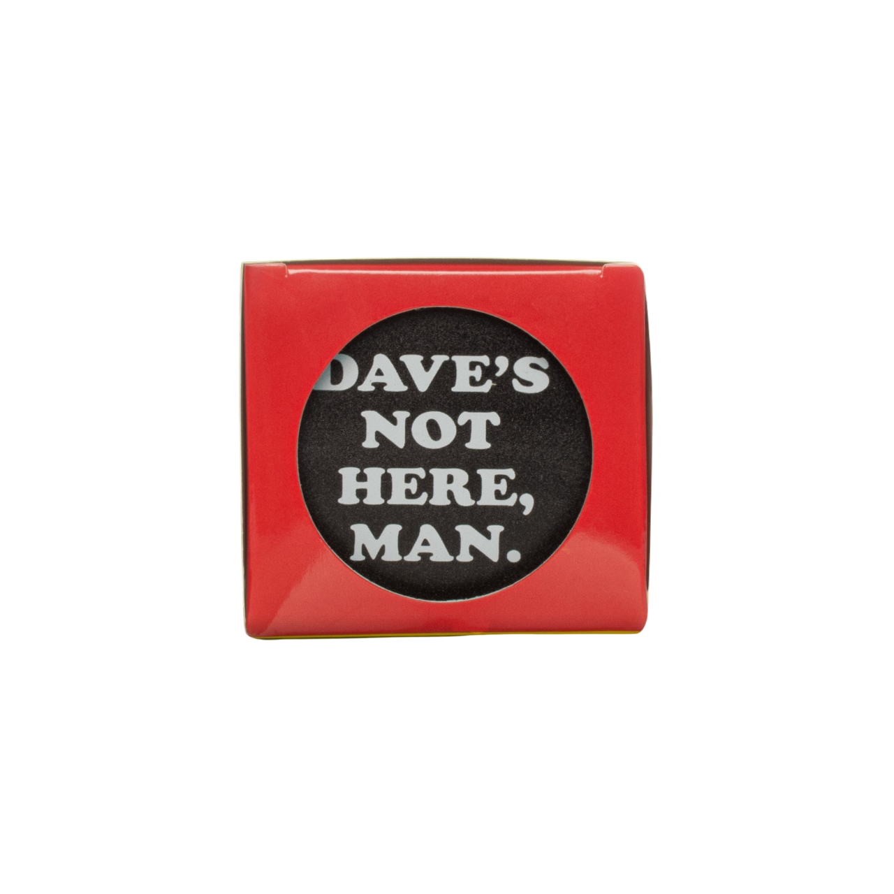 Cheech & Chong® Glass Dave's Not Here, Man Grinder - Black