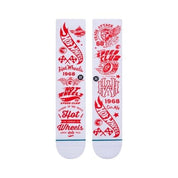 Hot Wheels Crew Socks - White